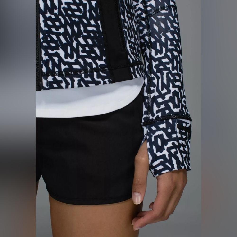 Lululemon Define Jacket In Net Pop Black And White - image 4